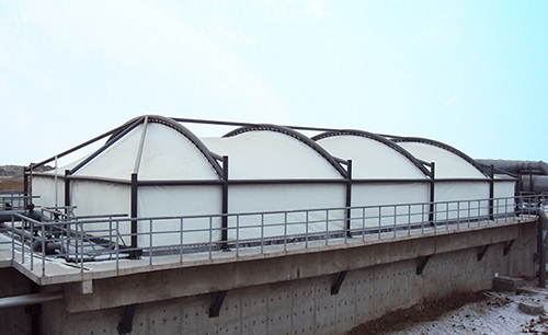 污水处理池膜结构环保建筑