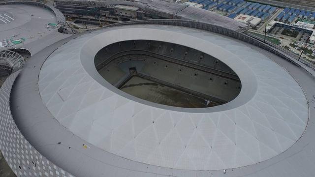 成都凤凰山体育足球场膜结构新进展：世界最大ETFE膜结构